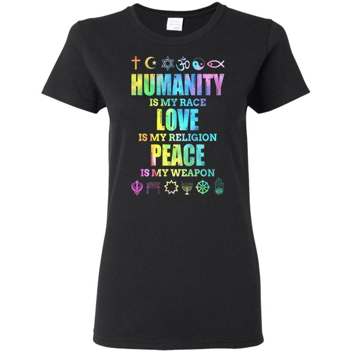 Humanity Love Peace - Hoodie, Tee, Shirt, Tank