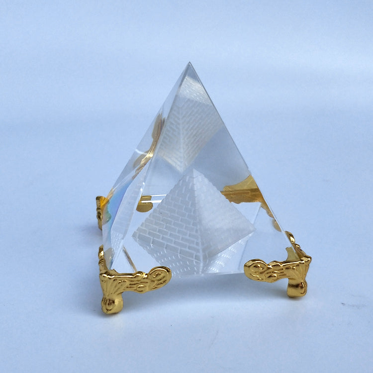 Energy Healing Feng Shui Crystal Pyramid