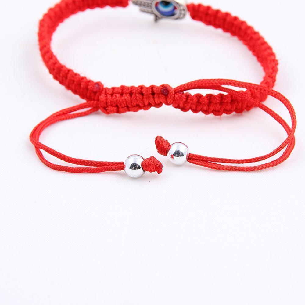 Lucky Kabbalah Red String Hamsa Bracelets