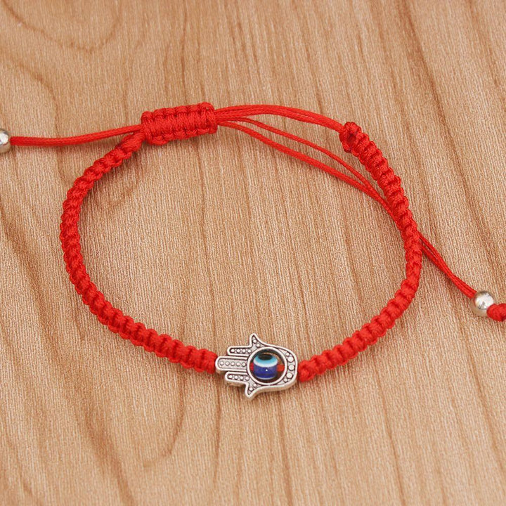 Lucky Kabbalah Red String Hamsa Bracelets