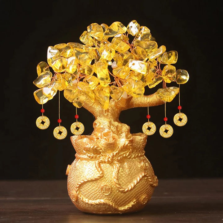 Lucky Crystal Wealth Tree