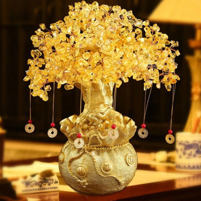 Lucky Crystal Wealth Tree