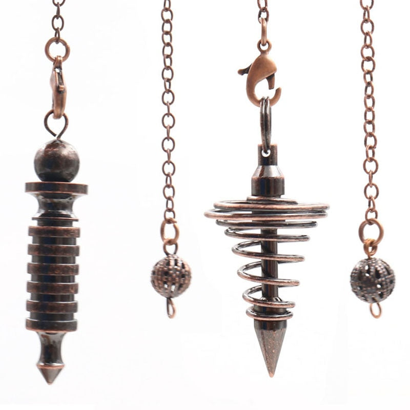 Pendulum for Dowsing Healing Pyramid Hand Pendant / Necklace