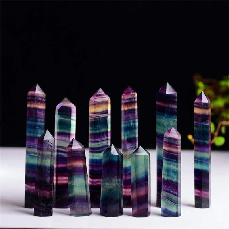 Natural Fluorite Crystal Wand Energy Crystals Wand