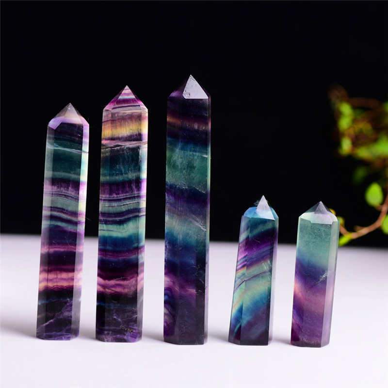 Natural Fluorite Crystal Wand Energy Crystals Wand