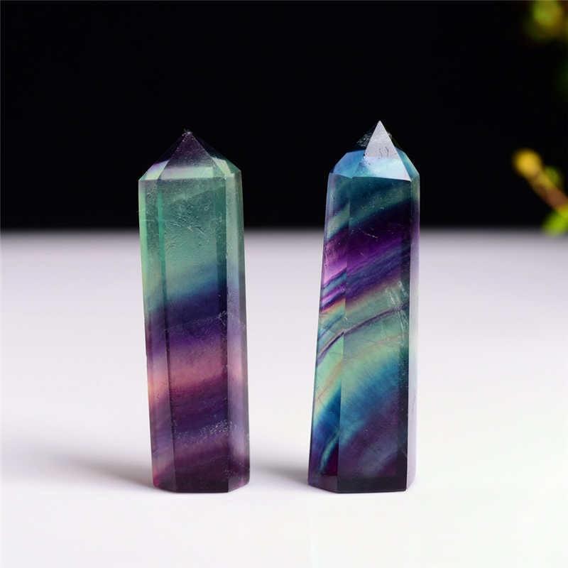 Natural Fluorite Crystal Wand Energy Crystals Wand