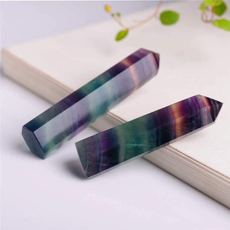 Natural Fluorite Crystal Wand Energy Crystals Wand