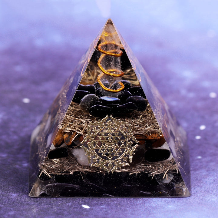 Orgone Pyramid Healing Metaphysical Reiki Crystal