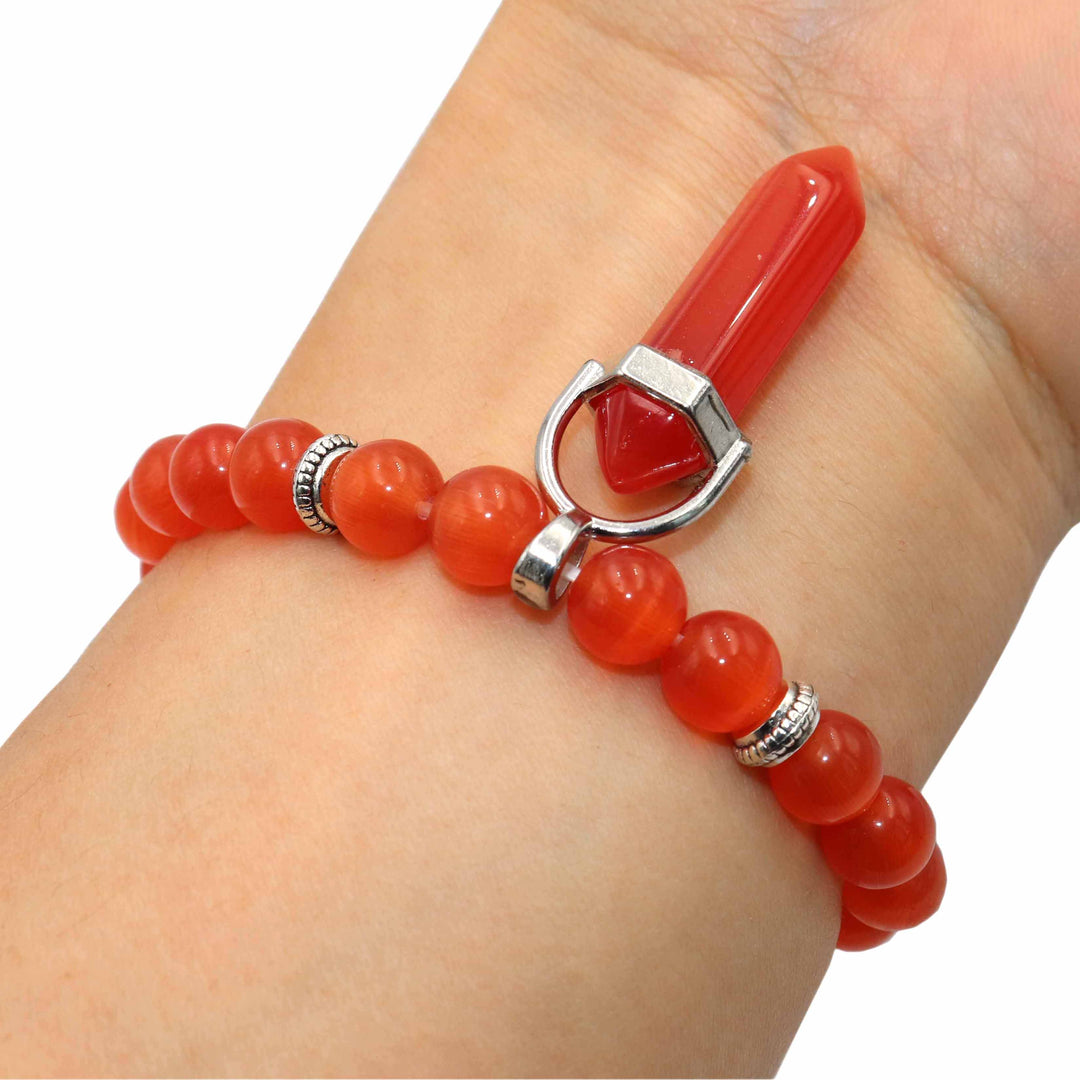 Natural Stone Hexagonal Yoga Bracelet