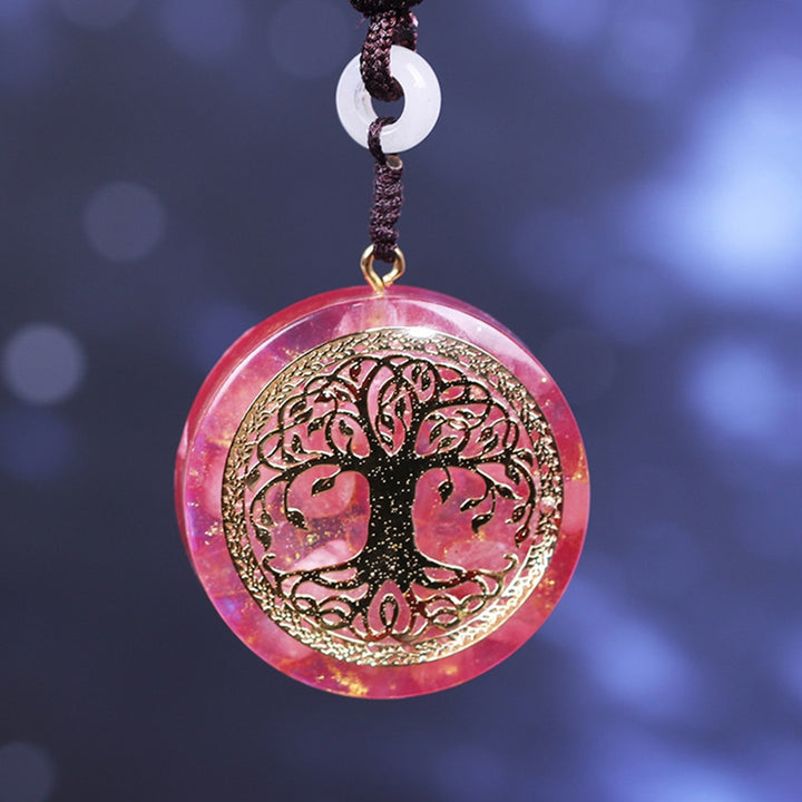 Tree Of Life Energy Orgonite Necklace