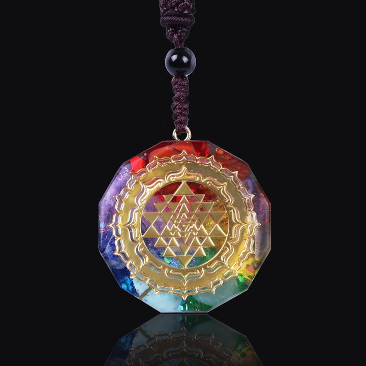 Sacred Geometry Chakra Energy Necklace