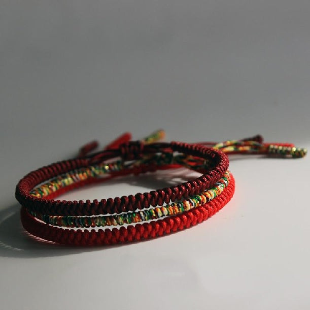 Tibetan Buddhist Lucky Rope Bracelet