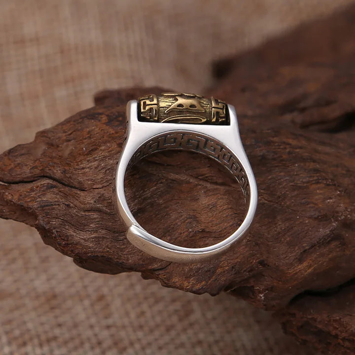 Buddhist Mantra Ring