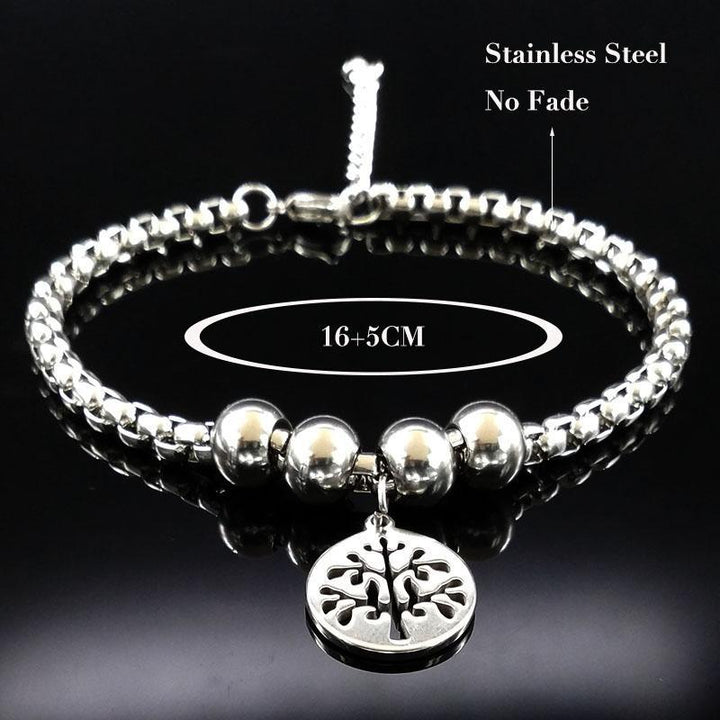 Tree of Life Stainless Steel Bracelet