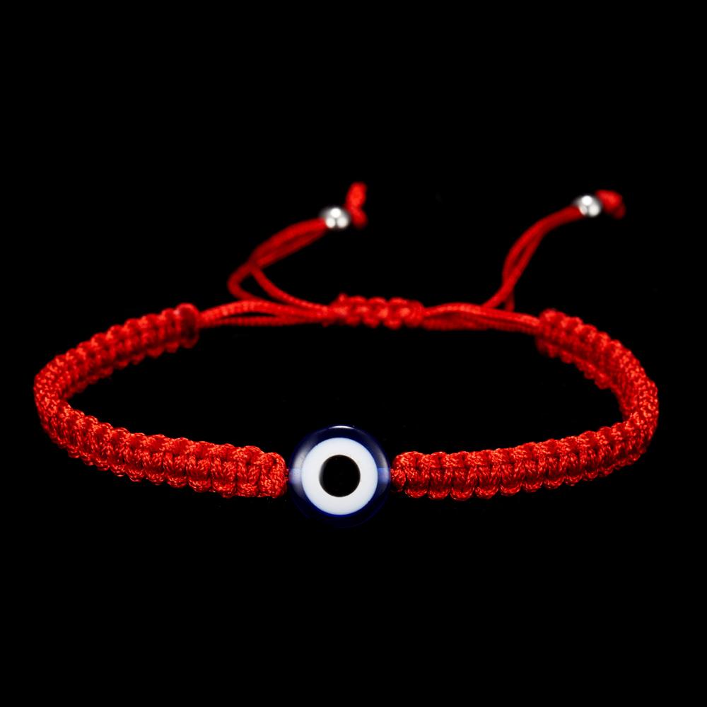 Lucky Evil Eye Red String Braided Bracelet