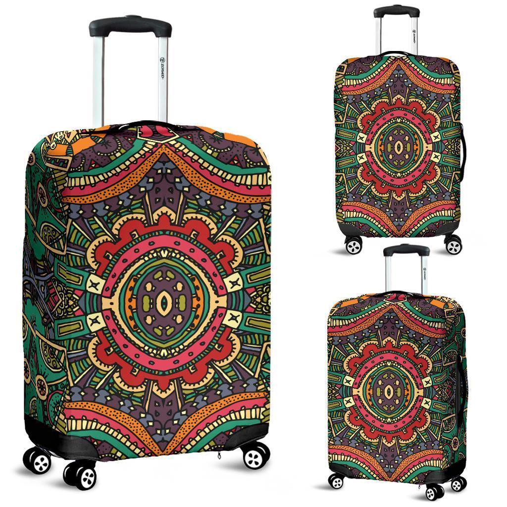 Colorful Mandala Design Luggage Cover