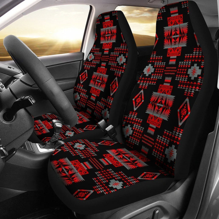 Midnight Red Car Seat Covers