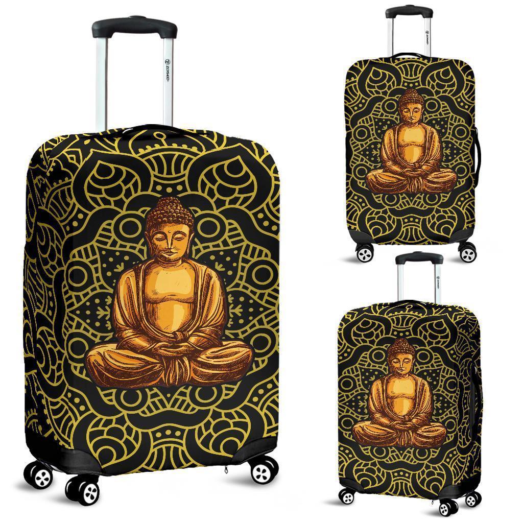 Buddha Mandala Luggage Cover