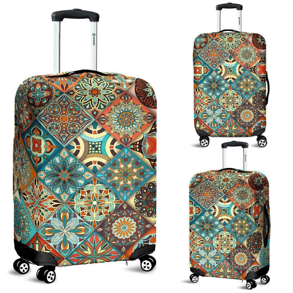 Colorful Mandala Luggage Cover