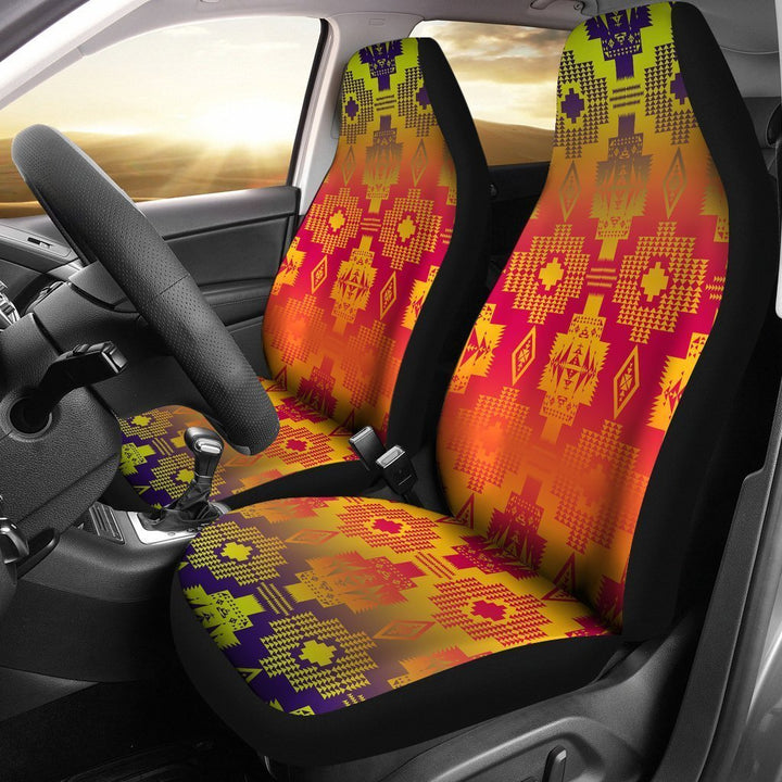 Seven Tribes Purple Horizon Car Seat Covers