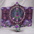 Purple Peace Mandala Hooded Blanket