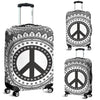 Luggage Covers - Black and White Peace / Large 27-30 in / 67-76 cm
