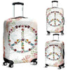 Luggage Covers - Peace with Flowers / Large 27-30 in / 67-76 cm