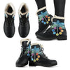 Women's Faux Fur Leather Boots / US12 (EU44)