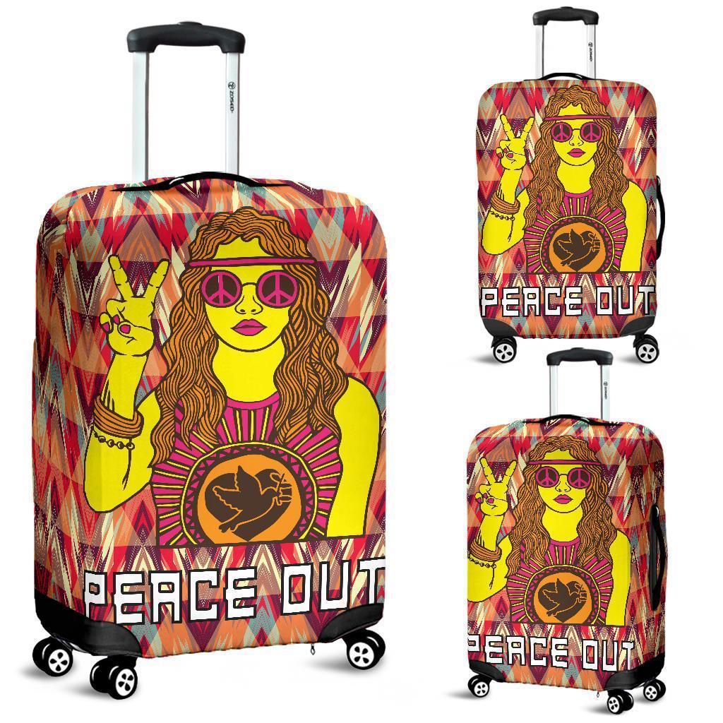 Peace Out Luggage Cover