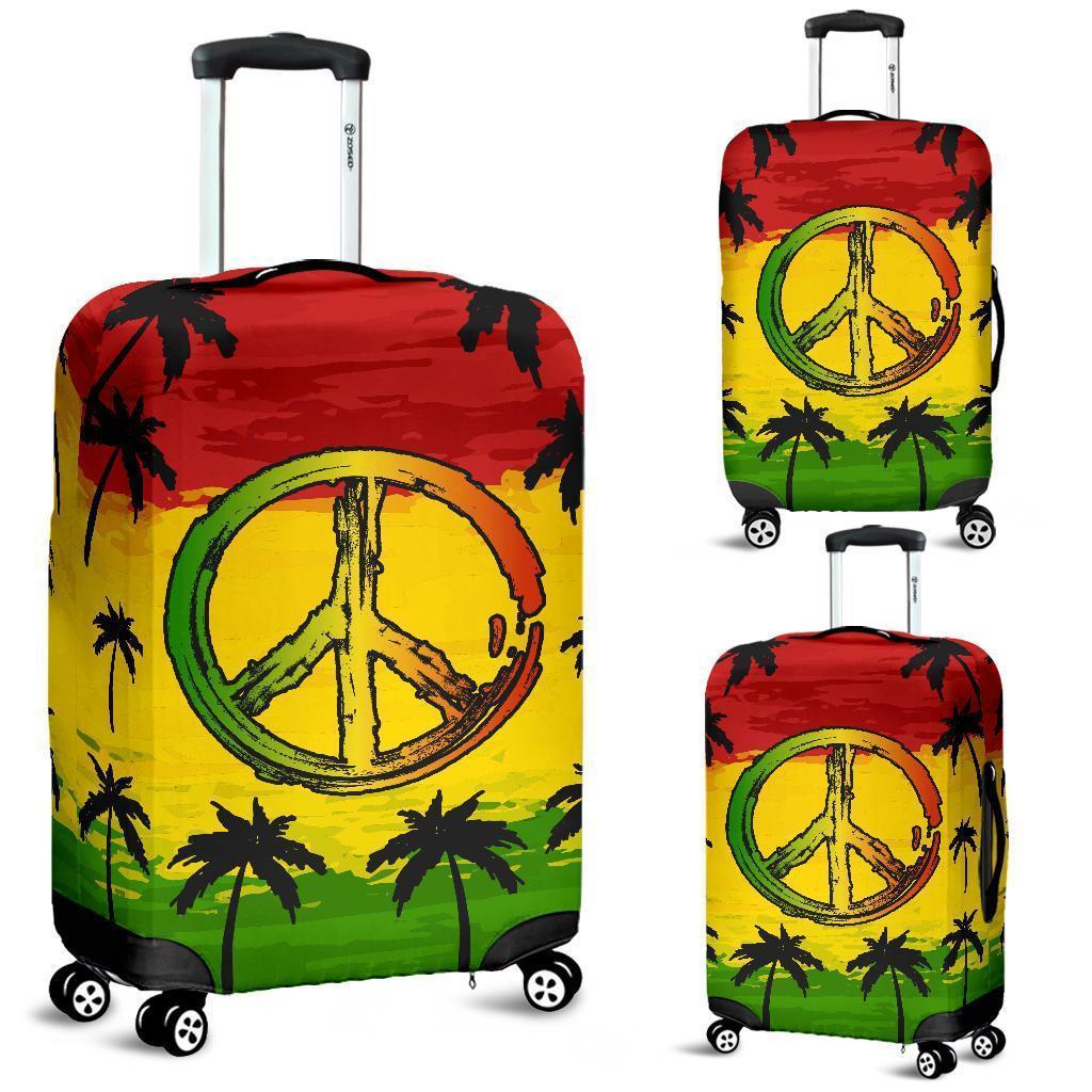 Peace Rasta Luggage Cover