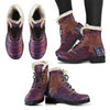 Women's Faux Fur Leather Boots / US12 (EU44)
