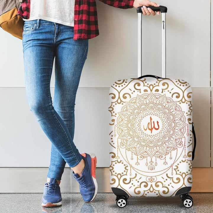 Simple Design Mandala Luggage Cover