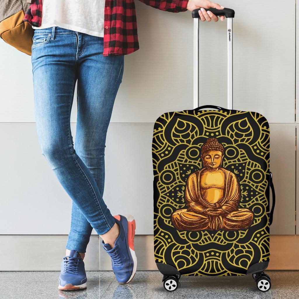 Buddha Mandala Luggage Cover