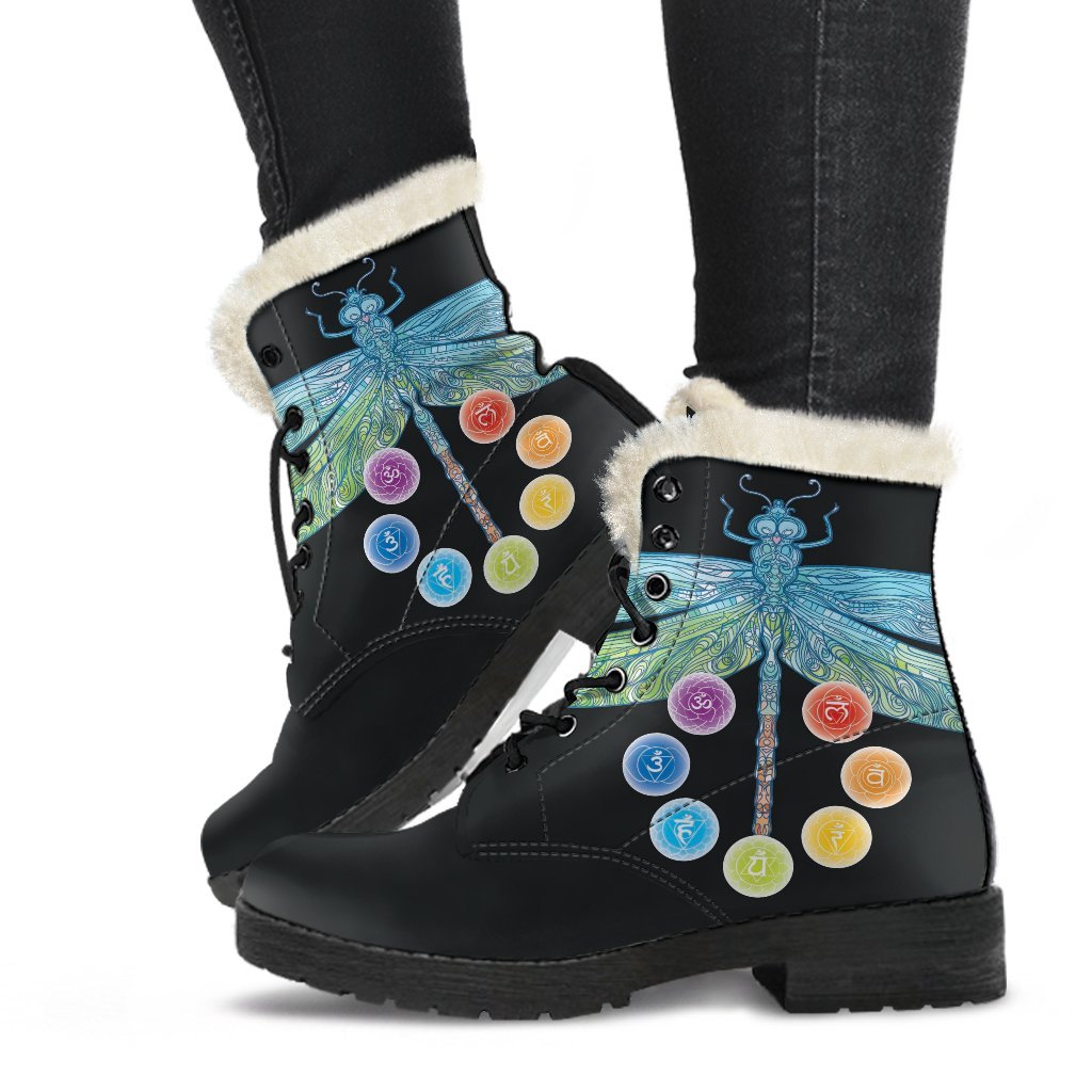 Chakra And Dragonfly Boots