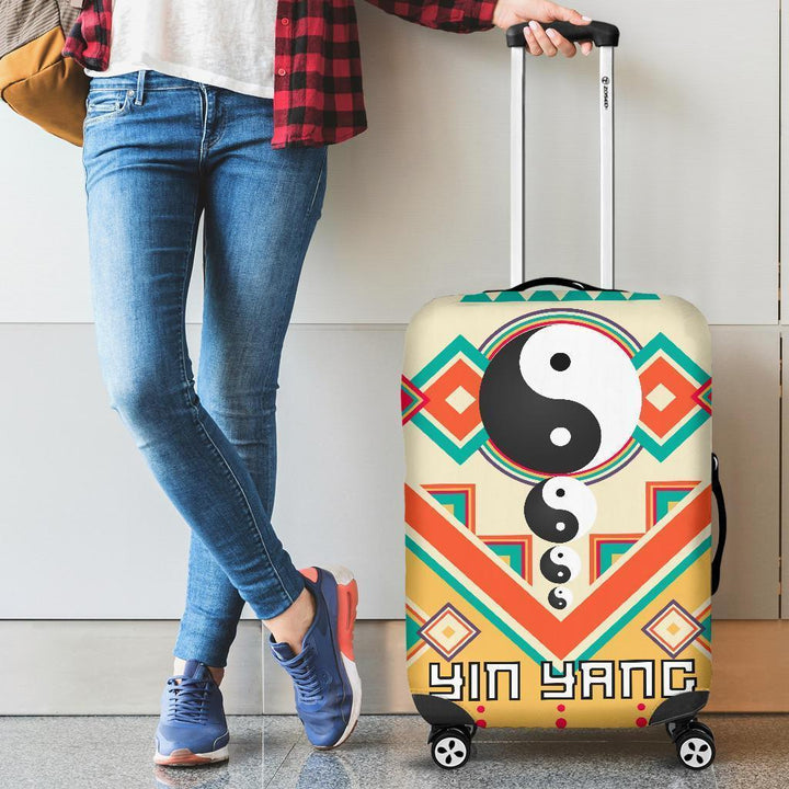 Yin Yang Luggage Cover