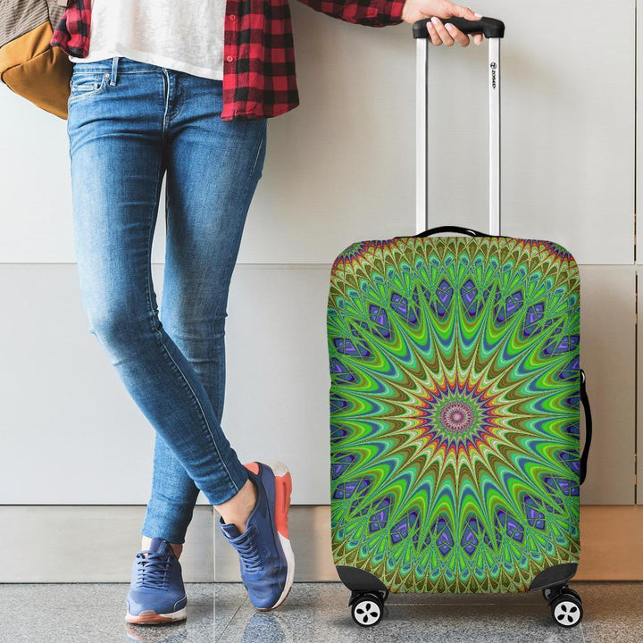 Colorful Mandala Design Luggage Cover