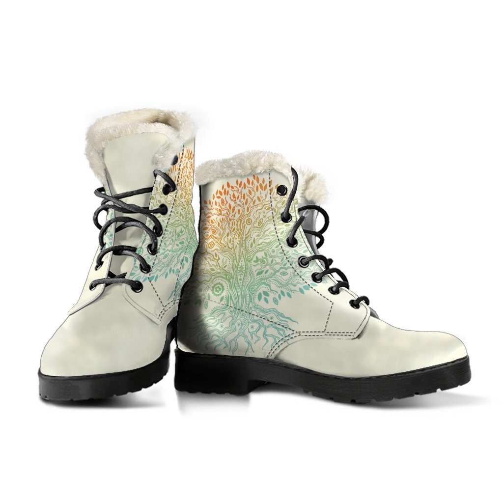 Tree of Life Leather Boots