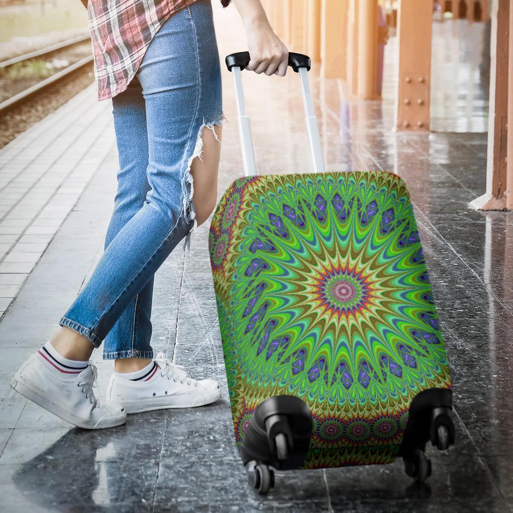Colorful Mandala Design Luggage Cover