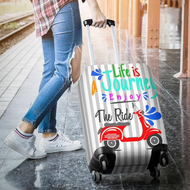 Life is Journey Enjoy The Ride Luggage Cover