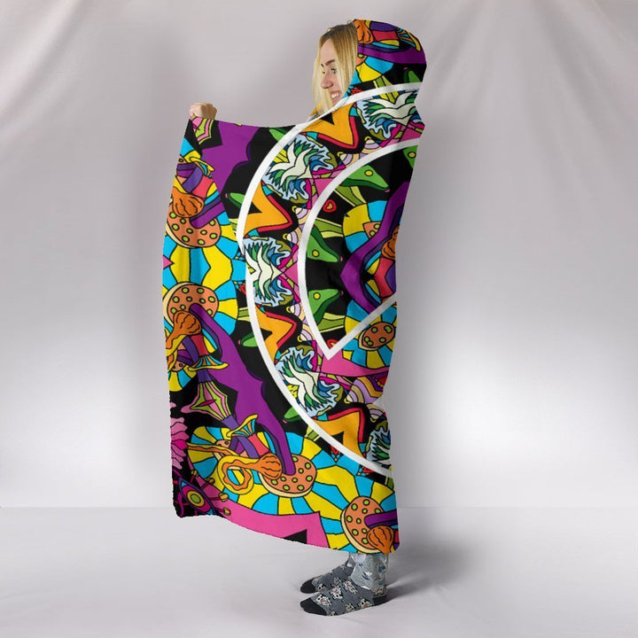 Peace Hooded Blanket