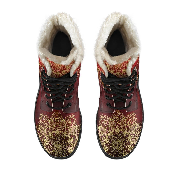 Red Sun And Moon Boots