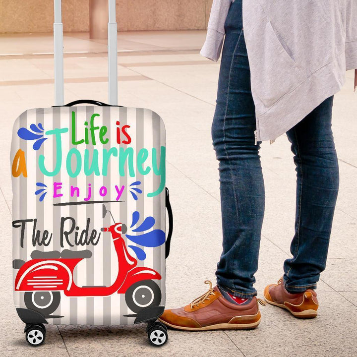 Life is Journey Enjoy The Ride Luggage Cover