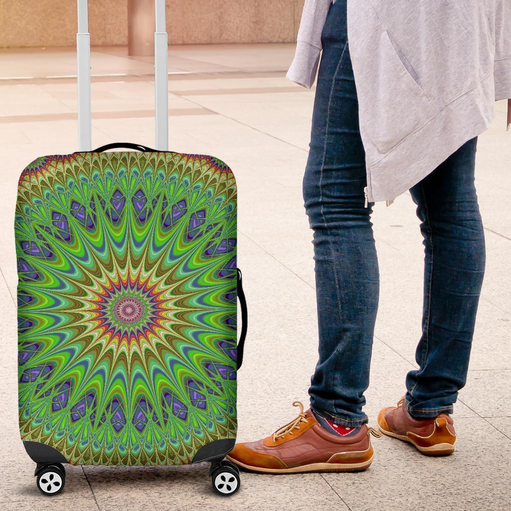 Colorful Mandala Design Luggage Cover