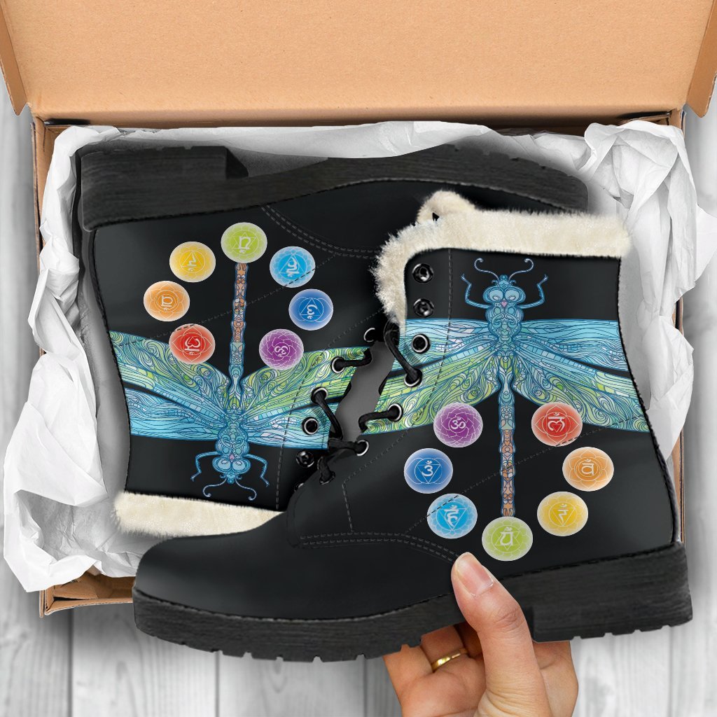 Chakra And Dragonfly Boots