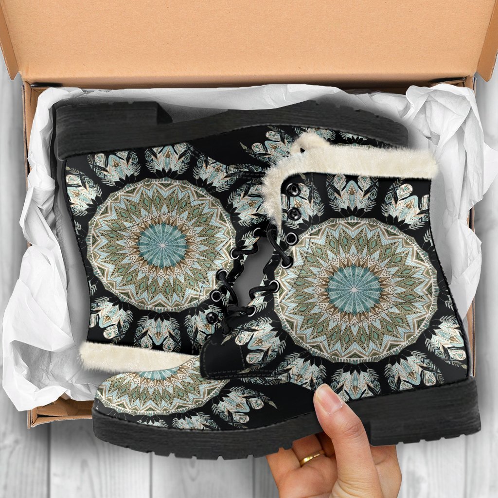 Mandala Leather Boots