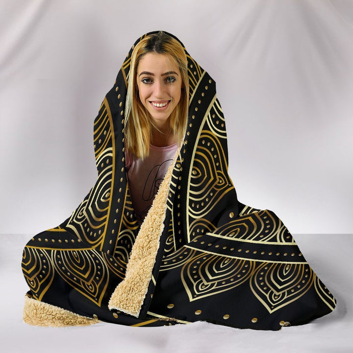 Lotus 1 Hooded Blanket