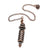Pendulum for Dowsing Healing Pyramid Hand Pendant / Necklace