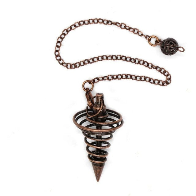 Pendulum for Dowsing Healing Pyramid Hand Pendant / Necklace