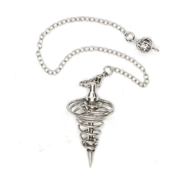 Pendulum for Dowsing Healing Pyramid Hand Pendant / Necklace