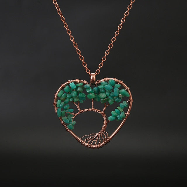 Tree of Life Heart Necklace